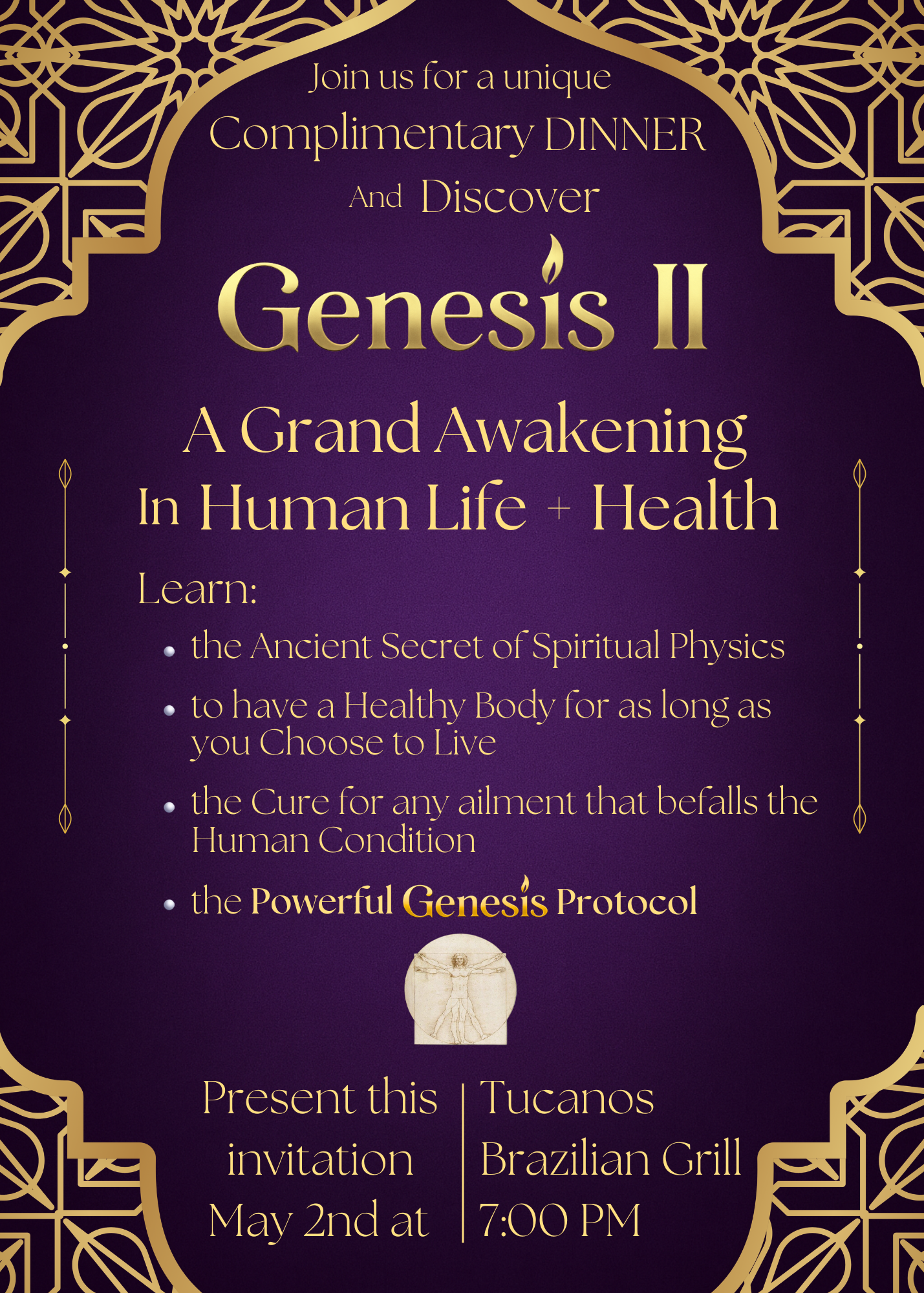 Grand Awakening Dinner - Genesis II Event